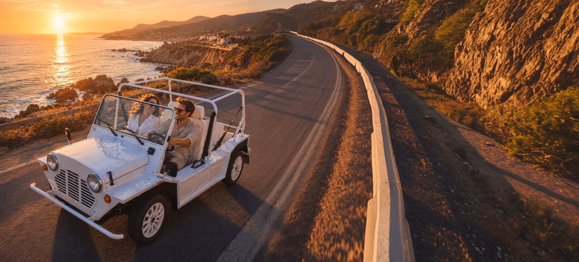 Mini Moke électrique Mini Moke électrique — RM Luxury Transport