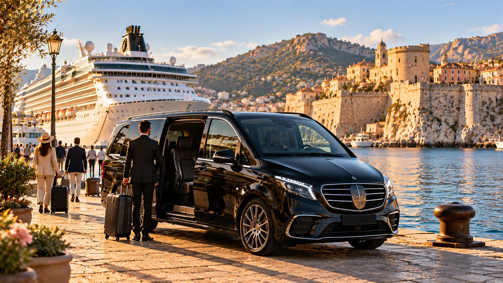 Chauffeur privé RM Luxury Transport : Civitavecchia (Rome)